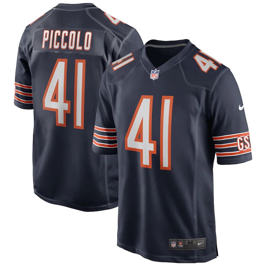 Men Chicago Bears #41 Brian Piccolo Nike Navy Game Retired Player NFL Jersey->chicago bears->NFL Jersey